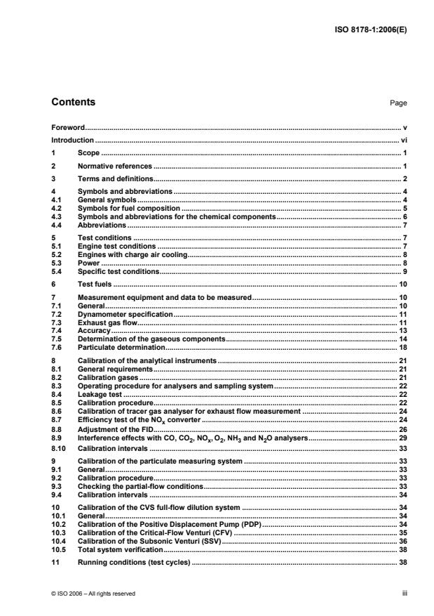 ISO 8178-1:2006 - Reciprocating internal combustion engines -- Exhaust emission measurement