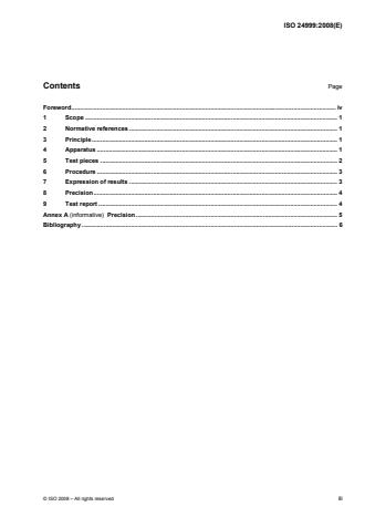 ISO 24999:2008 ISO 24999:2008 - Flexible cellular polymeric materials -- Determination of fatigue by a constant-strain procedure