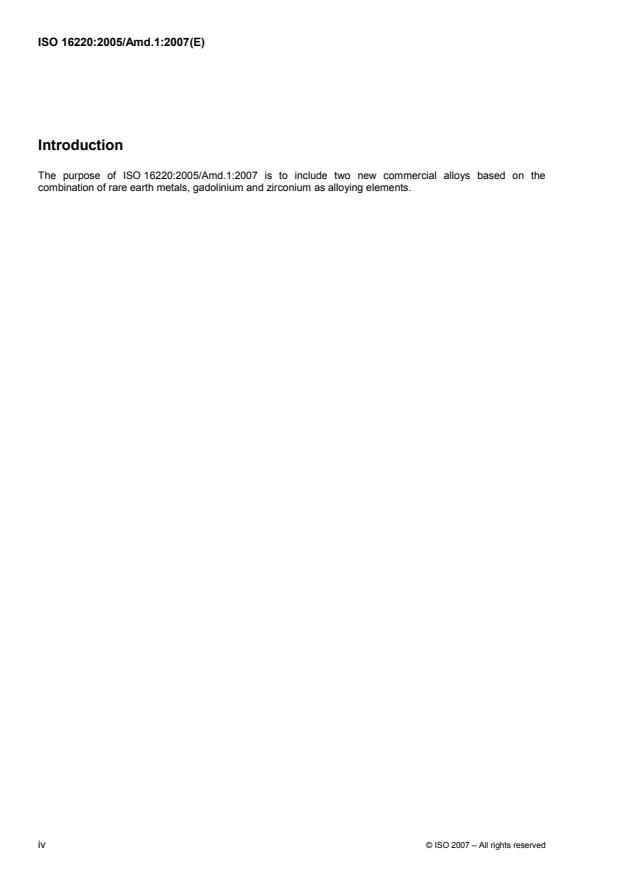 ISO 16220:2005/Amd 1:2007 ISO 16220:2005/Amd 1:2007 - Additional alloys - Page 4 preview