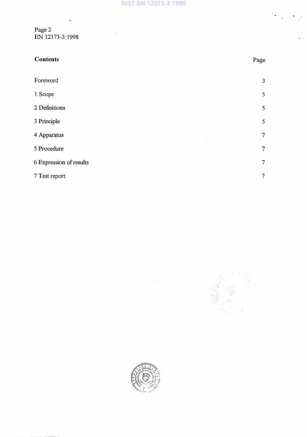 EN 12373-3:1998 EN 12373-3:1999 - Page 4 preview