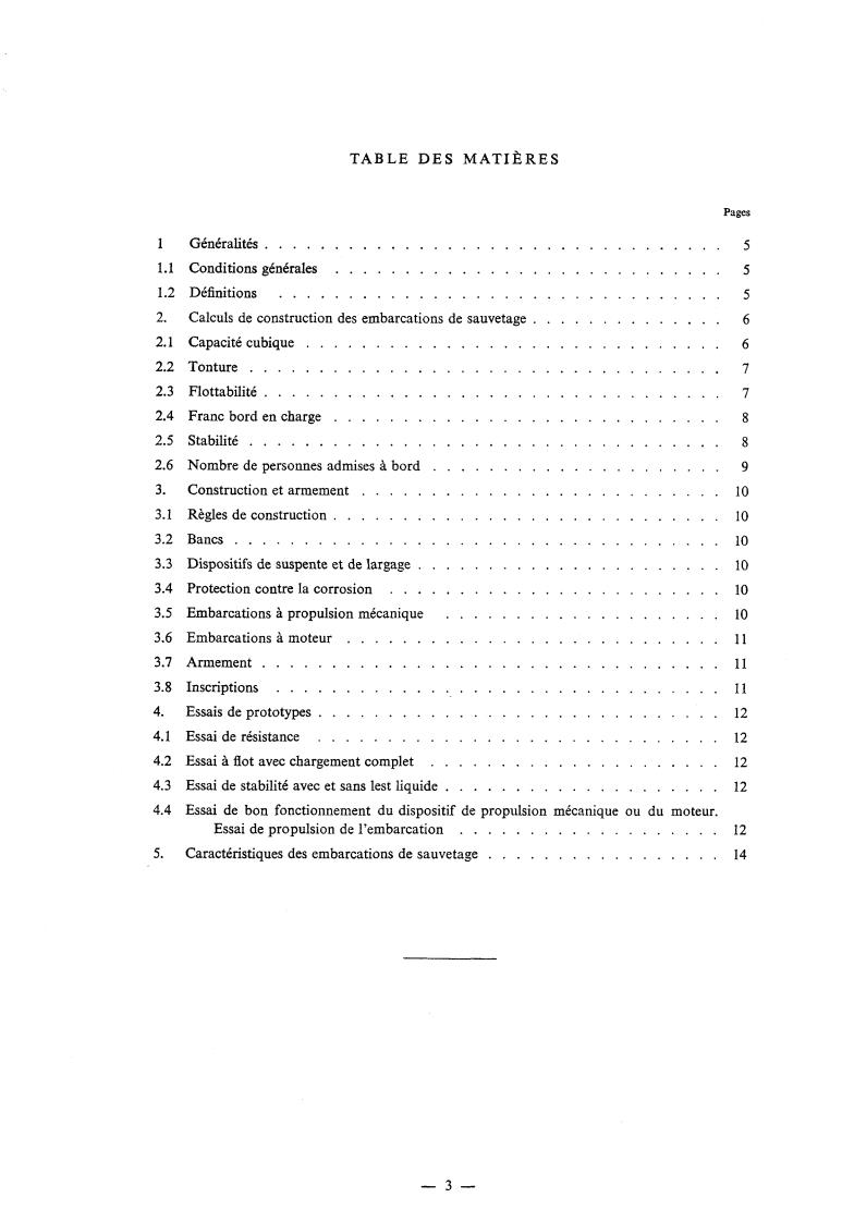 ISO/R 338:1963 - Lifeboats for less than one hundred people
Released:10/1/1963
