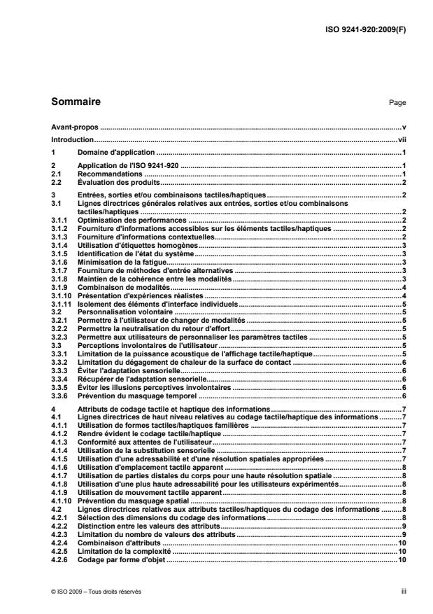 ISO 9241-920:2009 - Ergonomie de l'interaction homme-systeme