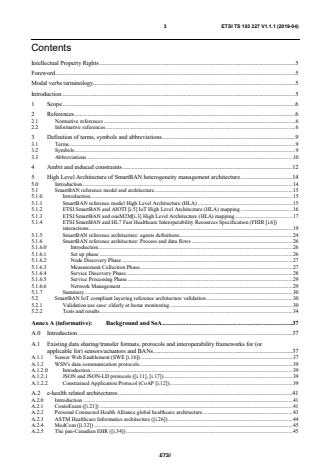 ETSI TS 103 327 V1.1.1 (2019-04) - Smart Body Area Networks (SmartBAN); Service and application standardized enablers and interfaces, APIs and infrastructure for interoperability management