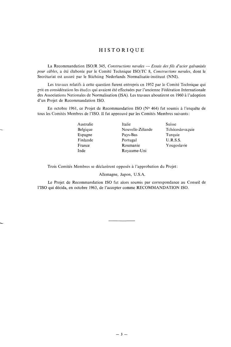 ISO/R 345:1963 - Withdrawal of ISO/R 345-1963
Released:12/1/1963