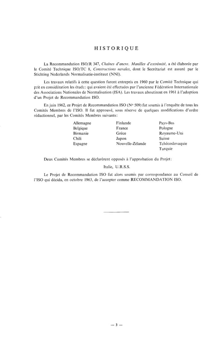 ISO/R 347:1963 - Withdrawal of ISO/R 347-1963
Released:12/1/1963