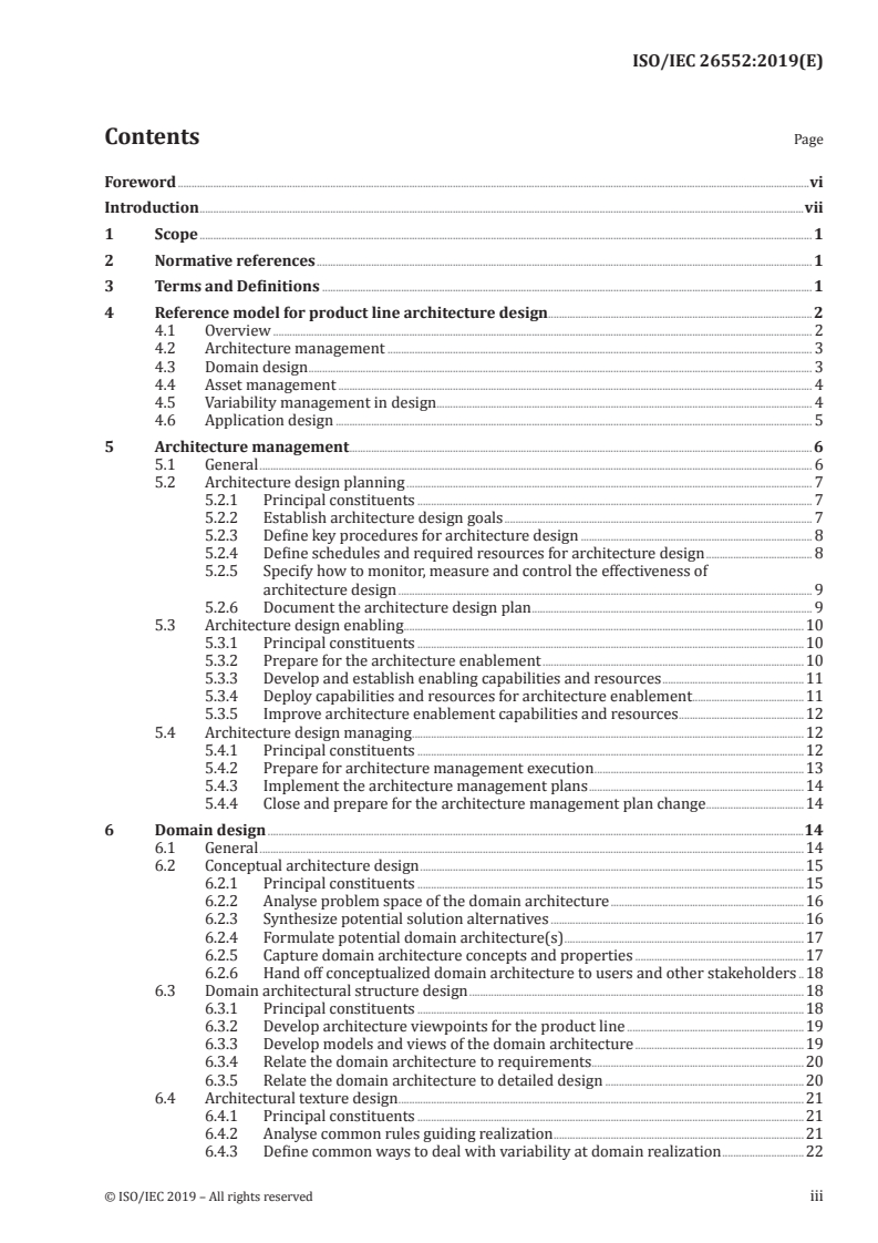 ISO/IEC 26552:2019 - Software and systems engineering — Tools and methods for product line architecture design
Released:5/16/2019