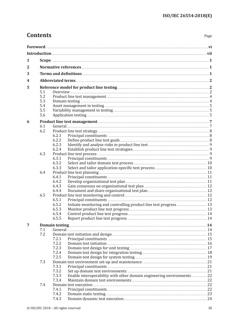 ISO/IEC 26554:2018 ISO/IEC 26554:2018 - Information technology — Software and systems engineering — Tools and methods for product line testing
Released:11/15/2018 - Page 3 preview