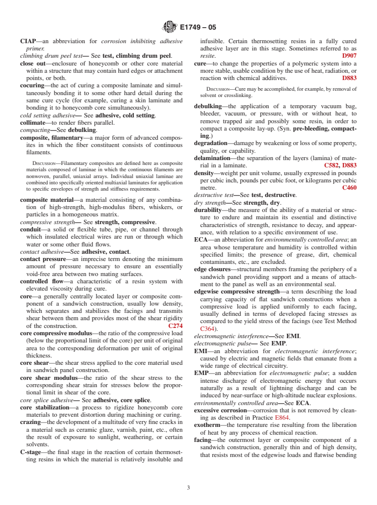 ASTM E1749-05 - Standard Terminology Relating to Rigid Wall Relocatable Shelters