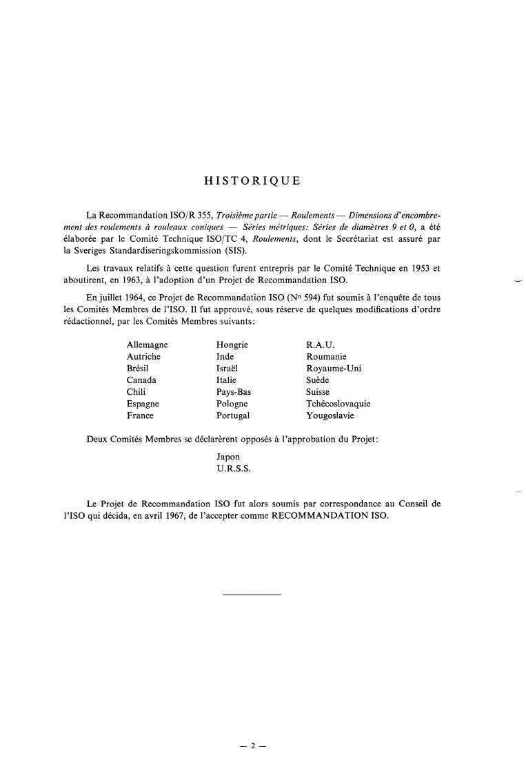 ISO/R 355-3:1967 ISO/R 355-3:1967 - Withdrawal of ISO/R 355/3-1967
Released:12/1/1967 - Page 2 preview