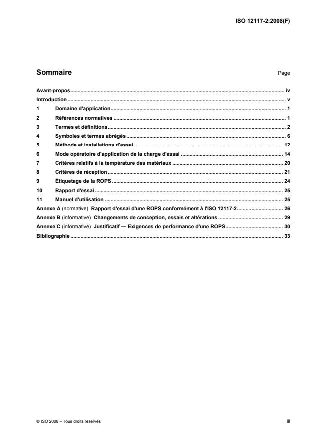 ISO 12117-2:2008 - Engins de terrassement -- Essais de laboratoire et exigences de performance des structures de protection des pelles