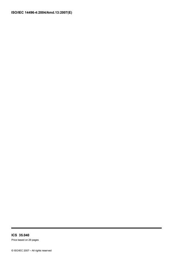 ISO/IEC 14496-4:2004/Amd 13:2007 ISO/IEC 14496-4:2004/Amd 13:2007 - Parametric coding for high quality audio conformance - Page 4 preview