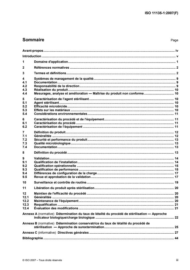 ISO 11135-1:2007 - Stérilisation des produits de santé -- Oxyde d'éthylene