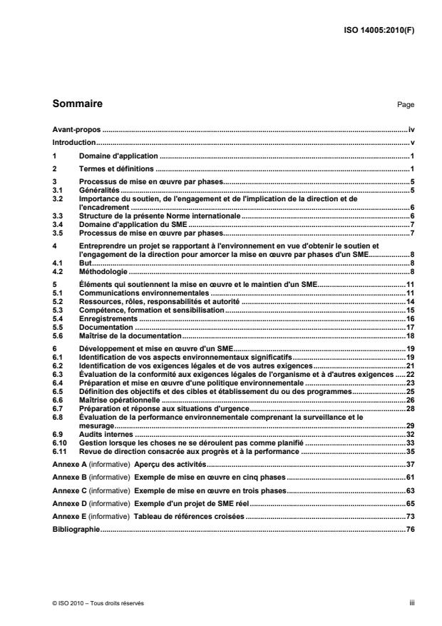 ISO 14005:2010 - Systemes de management environnemental -- Lignes directrices pour la mise en application par phases d'un systeme de management environnemental, incluant l'utilisation d'une évaluation de performance environnementale