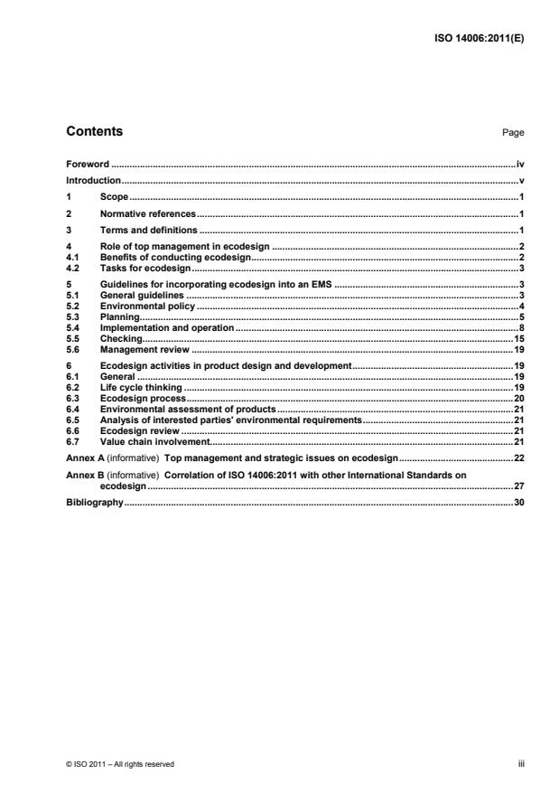 ISO 14006:2011 - Environmental management systems -- Guidelines for incorporating ecodesign
