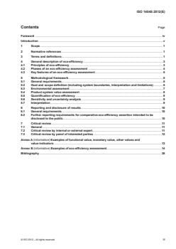 ISO 14045:2012 - Environmental management — Eco-efficiency assessment of product systems — Principles, requirements and guidelines
Released:11. 07. 2012 - Page 3 preview