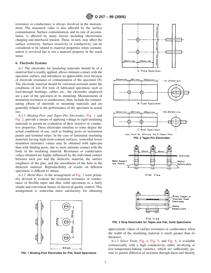 ASTM D257-99(2005) - Standard Test Methods for DC Resistance or Conductance of Insulating Materials