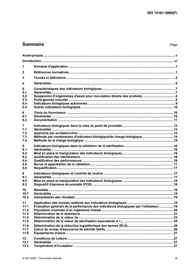 ISO 14161:2009 - Stérilisation des produits de santé -- Indicateurs biologiques -- Directives générales pour la sélection, l'utilisation et l'interprétation des résultats