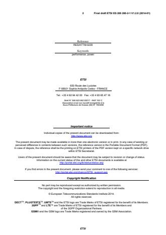 kSIST prES 205 200-2-1 V1.2.0:2014 ETSI ES 205 200-2-1 V1.2.0 (2014-01) - Access, Terminals, Transmission and Multiplexing (ATTM); Energy management; Global KPIs; Operational infrastructures; Part 2: Specific requirements; Sub-part 1: Data centres - Page 2 preview