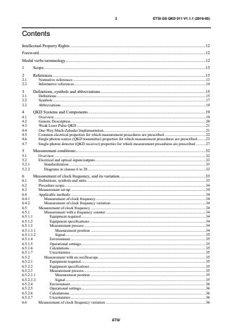 ETSI GS QKD 011 V1.1.1 (2016-05) - Quantum Key Distribution (QKD); Component characterization: characterizing optical components for QKD systems