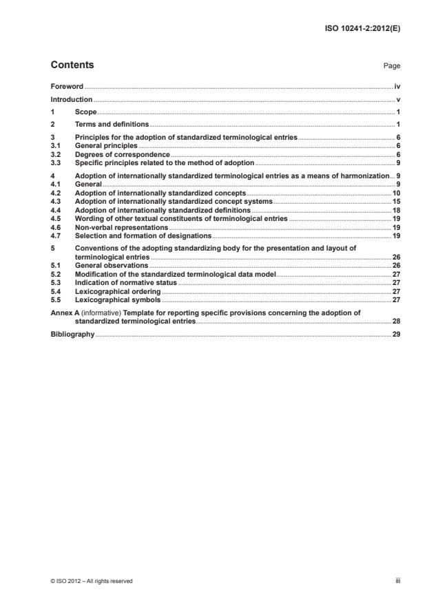 ISO 10241-2:2012 - Terminological entries in standards