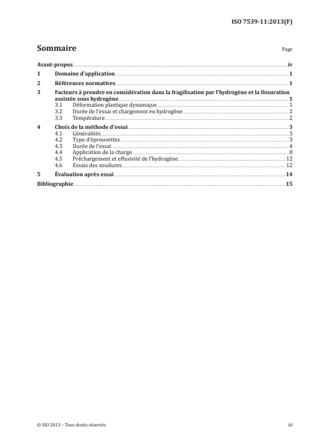 ISO 7539-11:2013 - Corrosion des métaux et alliages -- Essai de corrosion sous contrainte