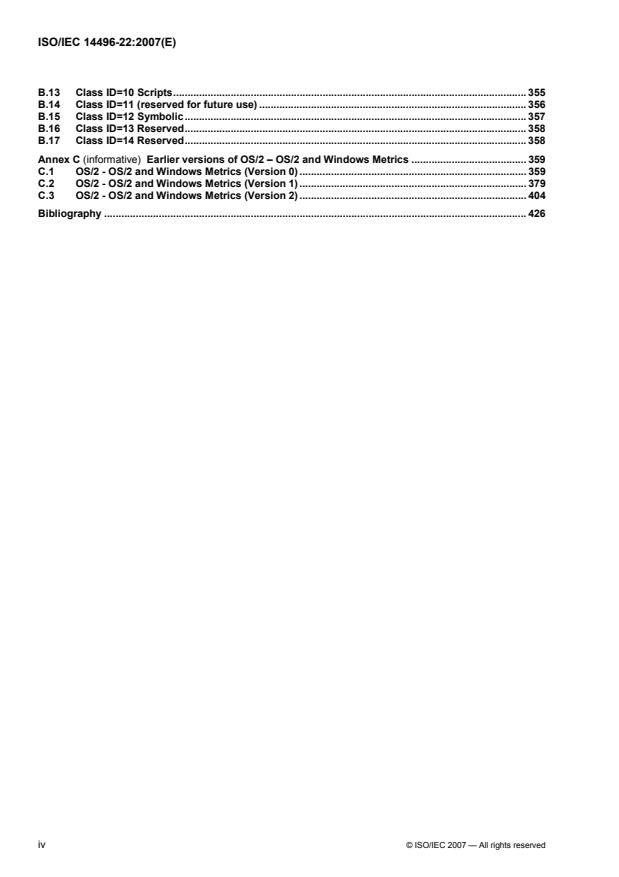 ISO/IEC 14496-22:2007 ISO/IEC 14496-22:2007 - Information technology -- Coding of audio-visual objects - Page 4 preview