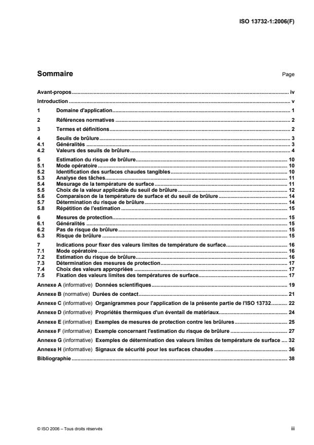 ISO 13732-1:2006 - Ergonomie des ambiances thermiques -- Méthodes d'évaluation de la réponse humaine au contact avec des surfaces