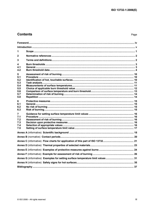 ISO 13732-1:2006 - Ergonomics of the thermal environment -- Methods for the assessment of human responses to contact with surfaces