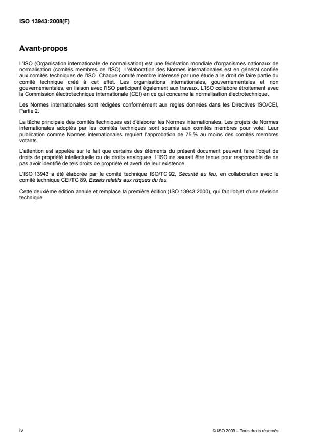 ISO 13943:2008 ISO 13943:2008 - Sécurité au feu -- Vocabulaire - Page 4 preview