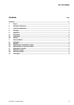 ISO 7323:2006 - Rubber, raw and unvulcanized compounded — Determination of plasticity number and recovery number — Parallel-plate method
Released:18. 09. 2006 - Page 3 preview