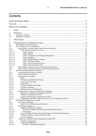 ETSI GS NFV-SEC 003 V1.1.1 (2014-12) - Network Functions Virtualisation (NFV); NFV Security; Security and Trust Guidance