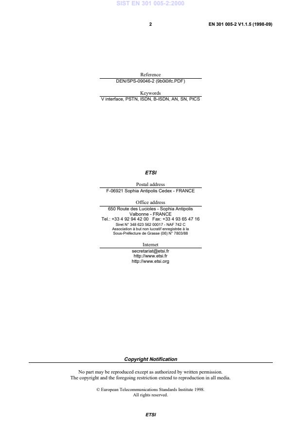 SIST EN 301 005-2:2000 SIST EN 301 005-2:2000 - Page 4 preview