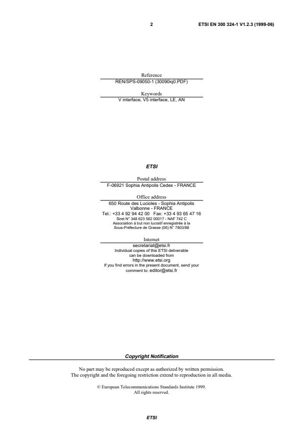 SIST EN 300 324-1 V1.2.3:2005 SIST EN 300 324-1 V1.2.3:2005 - Page 4 preview