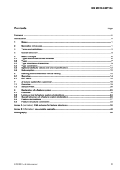 ISO 24610-2:2011 - Language resource management — Feature structures — Part 2: Feature system declaration
Released:9/26/2011 - Page 3 preview