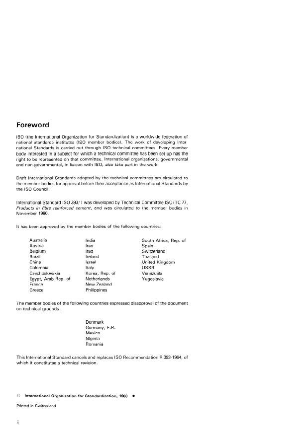 ISO 393-1:1983 ISO 393-1:1983 - Asbestos-cement products - Page 2 preview