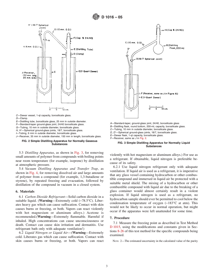 ASTM D1016-05 - Standard Test Method for Purity of Hydrocarbons from Freezing Points