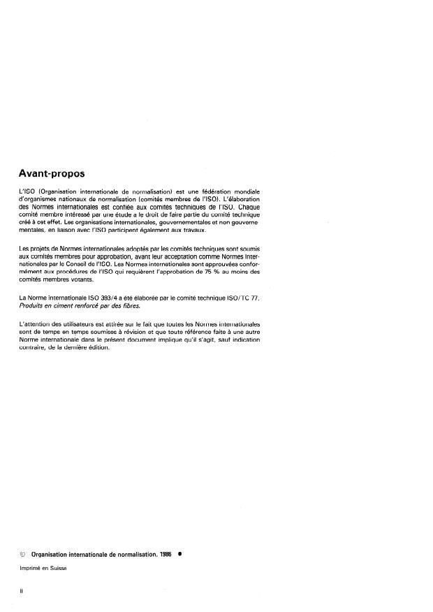 ISO 393-4:1986 ISO 393-4:1986 - Produits en amiante-ciment - Page 2 preview