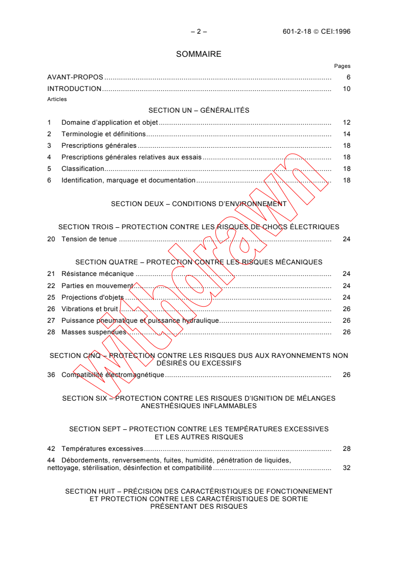 IEC 60601-2-18:1996 IEC 60601-2-18:1996 - Medical electrical equipment - Part 2: Particular requirements for the safety of endoscopic equipment
Released:8/7/1996 - Page 4 preview