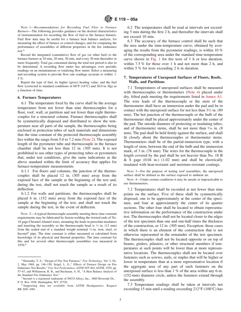 ASTM E119-05a - Standard Test Methods for Fire Tests of Building Construction and Materials