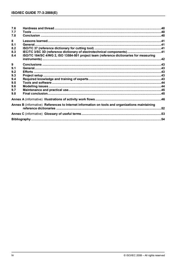 ISO/IEC Guide 77-3:2008 ISO/IEC Guide 77-3:2008 - Guide for specification of product properties and classes - Page 4 preview