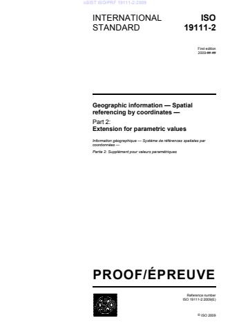 ISO/PRF 19111-2:2009