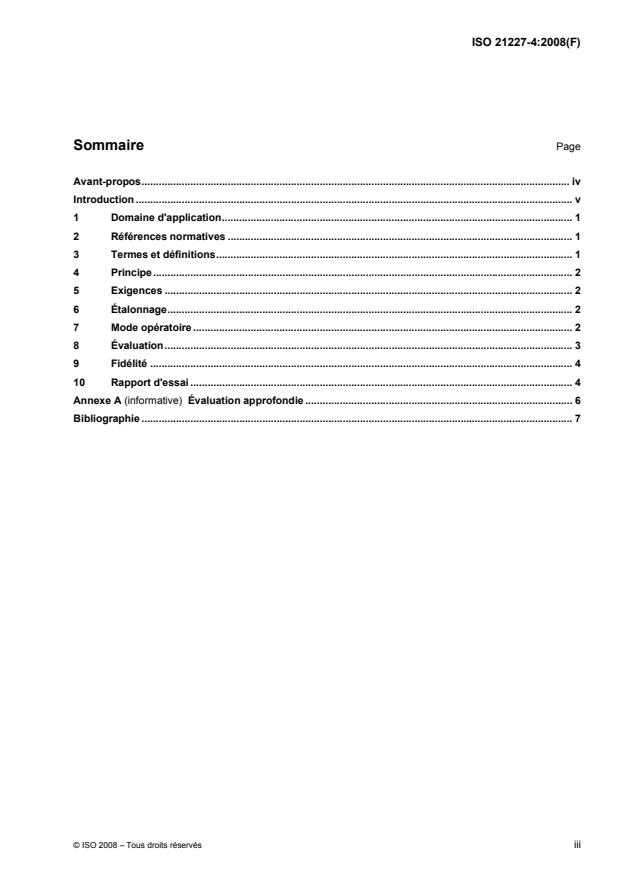 ISO 21227-4:2008 ISO 21227-4:2008 - Peintures et vernis -- Évaluation par imagerie optique des défauts des surfaces revetues - Page 3 preview