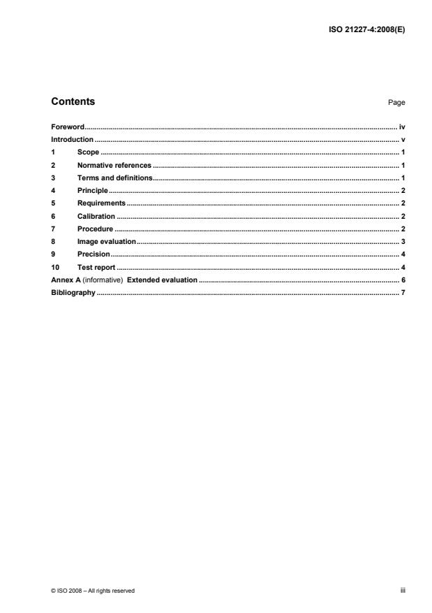 ISO 21227-4:2008 ISO 21227-4:2008 - Paints and varnishes -- Evaluation of defects on coated surfaces using optical imaging - Page 3 preview