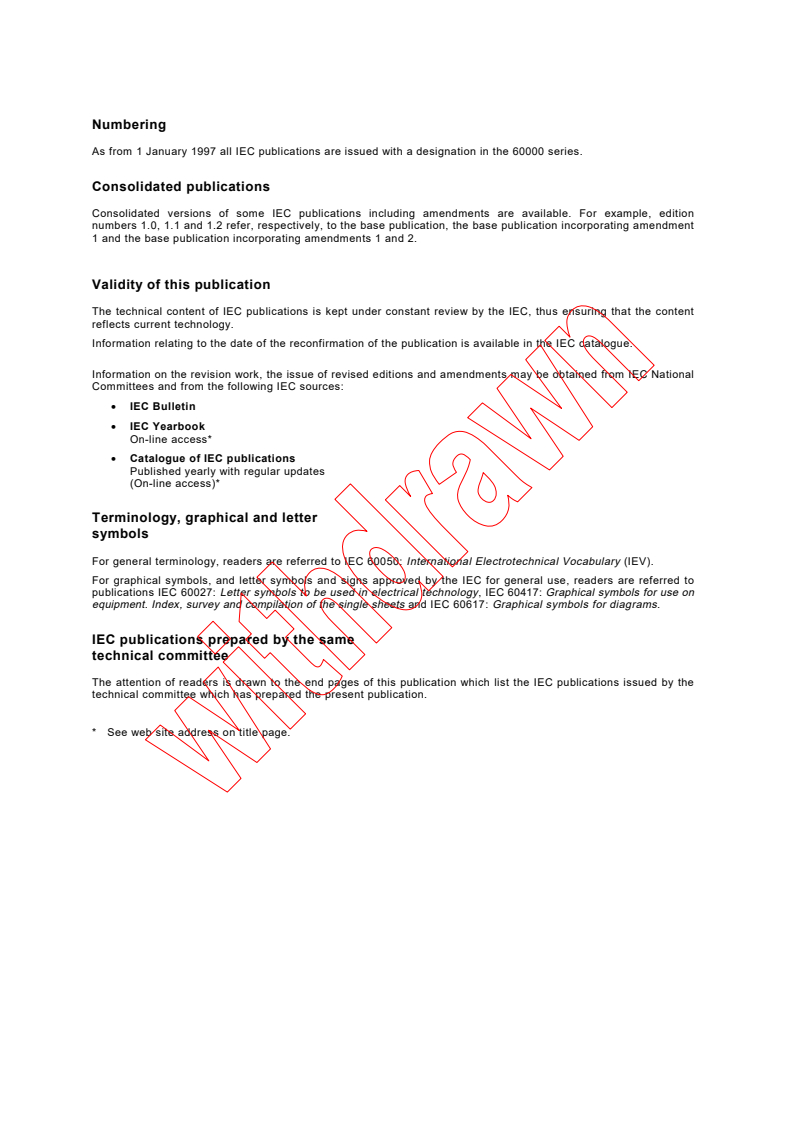 IEC 60601-2-24:1998 IEC 60601-2-24:1998 - Medical electrical equipment - Part 2-24: Particular requirements for the safety of infusion pumps and controllers
Released:2/19/1998
Isbn:2831842654 - Page 2 preview