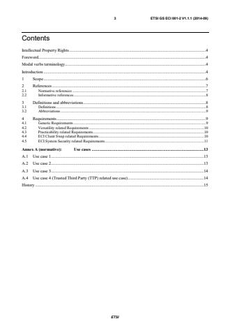 ETSI GS ECI 001-2 V1.1.1 (2014-09) - Embedded Common Interface (ECI) for exchangeable CA/DRM solutions; Part 2: Use cases and requirements