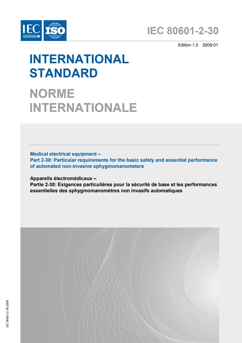 IEC 80601-2-30:2009 IEC 80601-2-30:2009 - Page 1 preview