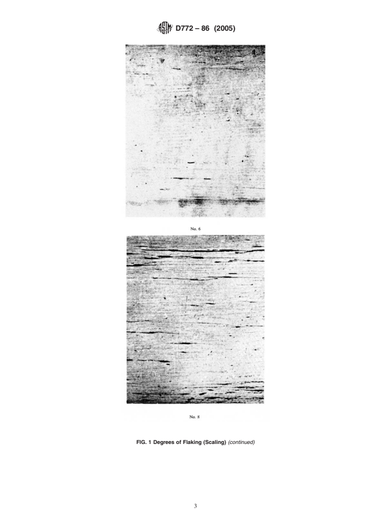 ASTM D772-86(2005) - Standard Test Method for Evaluating Degree of Flaking (Scaling) of Exterior Paints