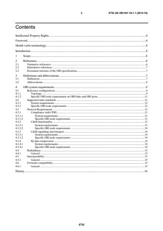 ETSI GS ORI 001 V4.1.1 (2014-10) - Open Radio equipment Interface (ORI); Requirements for Open Radio equipment Interface (ORI) (Release 4)