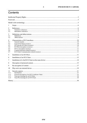 ETSI GS ECI 002 V1.1.1 (2018-04) - Embedded Common Interface (ECI) for exchangeable CA/DRM solutions; System validation