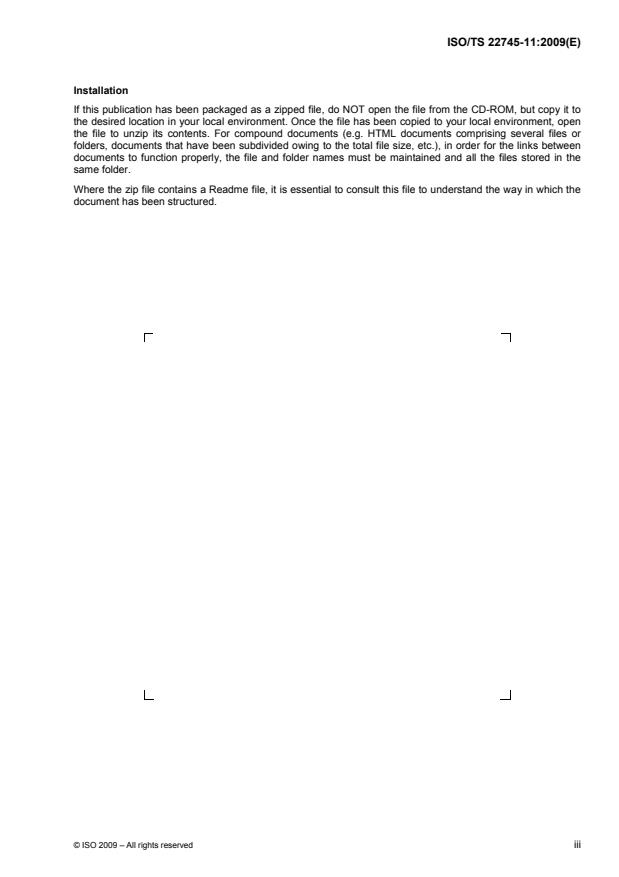 ISO/TS 22745-11:2009 - Industrial automation systems and integration -- Open technical dictionaries and their application to master data